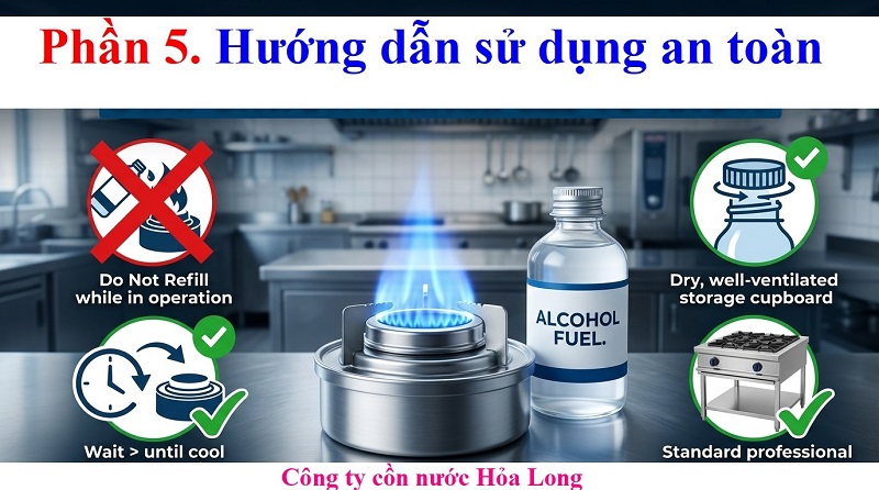 Cồn Nước Cho Bếp Cồn – Giải Pháp Nhiên Liệu An Toàn, Tiện Lợi Và Tiết Kiệm